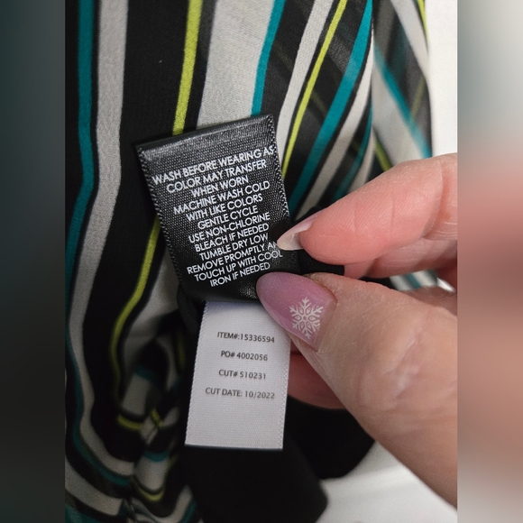 Torrid (NWT) Black & White Polka Dot Sophie Chiffon Swing Cami  - Size 3 - Picture 8 of 9